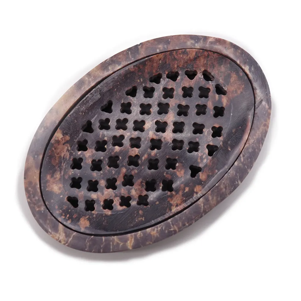 Posuda za sapun s ocjeđivačem Sapunica ovalna 11x8cm