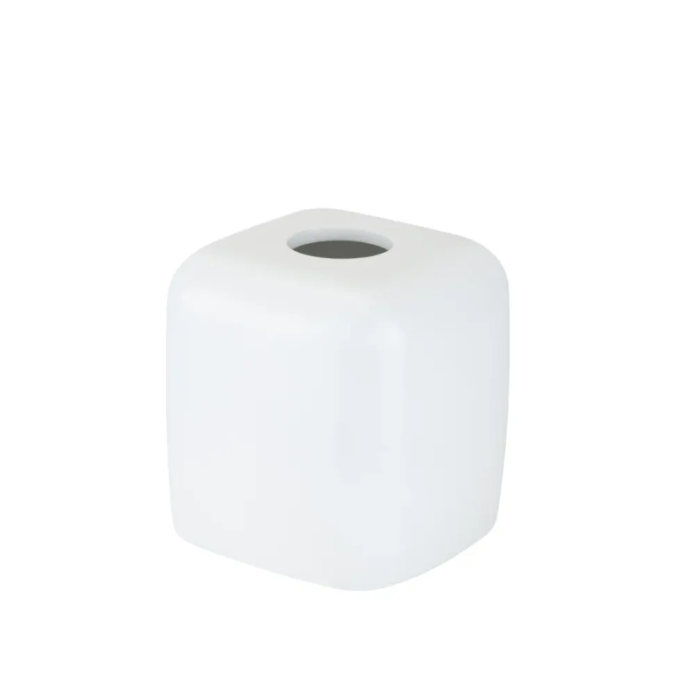 Sophia Resin Tissue Box White