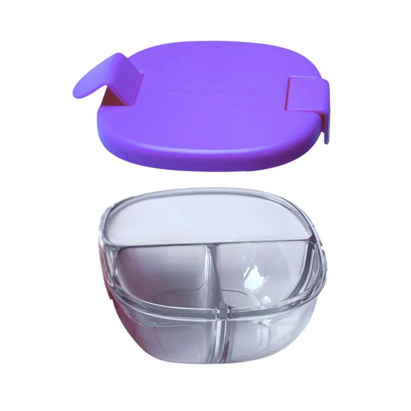 Yumbox Snackbowl - 3 odjeljka - Maglovito ljubičasta