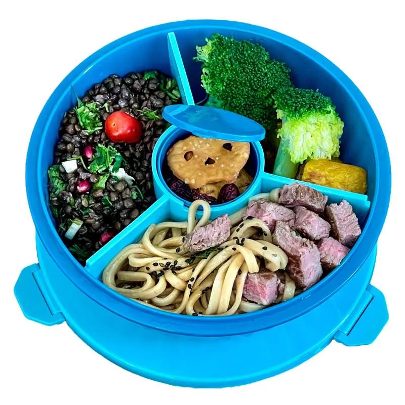 Yumbox Kutija za užinu - Poke Love Bowl - 4 odjeljka - Lagoon Blue
