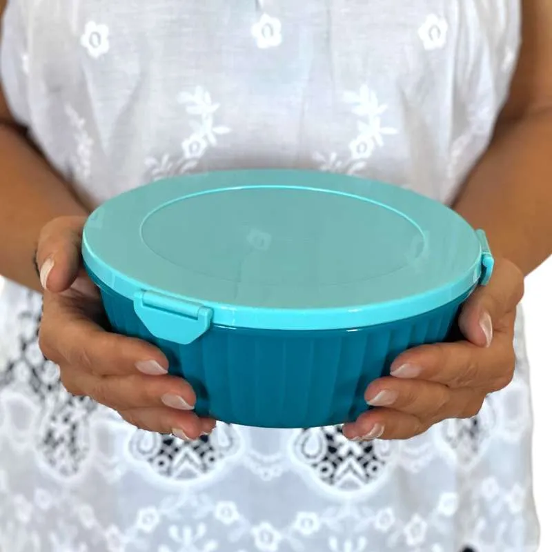 Yumbox Kutija za užinu - Poke Love Bowl - 4 odjeljka - Lagoon Blue