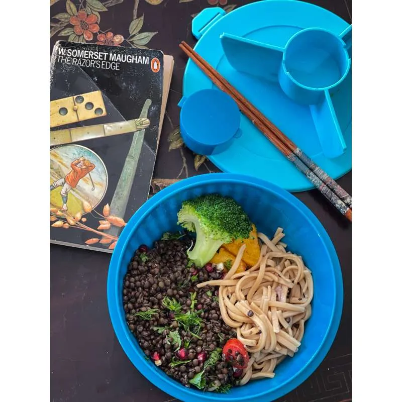 Yumbox Kutija za užinu - Poke Love Bowl - 4 odjeljka - Lagoon Blue