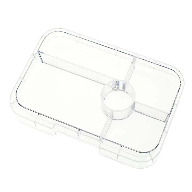 Yumbox Poslužavnik - Tapas pladanj - 5 odjeljaka - Prozirno