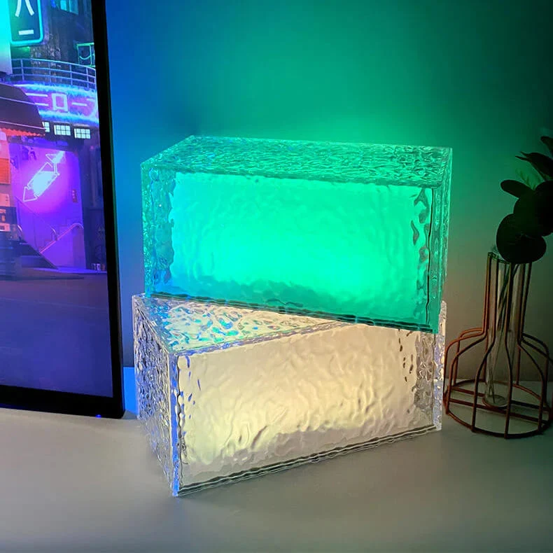 RGB LED dekorativna lampa sa daljinskim upravljacem kristalni dizajn
