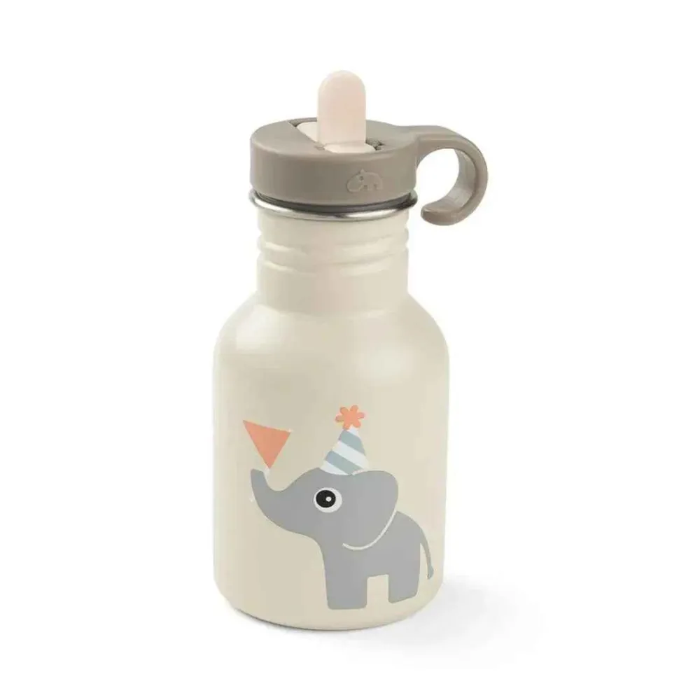 Done Deer® Metalna bočica sa slamkom Celebration Sand 350 ml