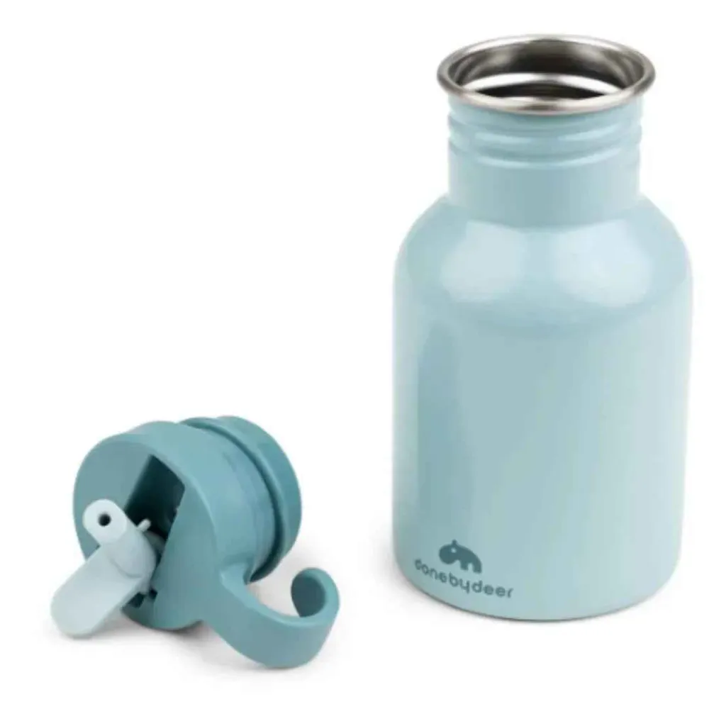 Done Deer® Metalna bočica sa slamkom Elphee Blue 350 ml