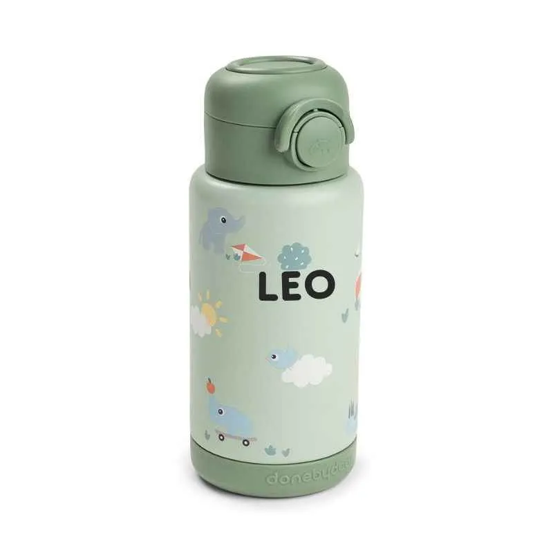 Done Deer® Termo bočica sa slamkom 340 ml Playground Green
