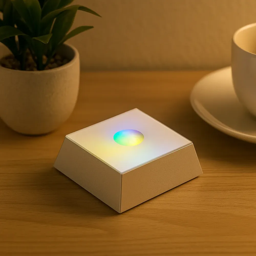 LED stalak za prikaz svjetla kvadratni za kristal