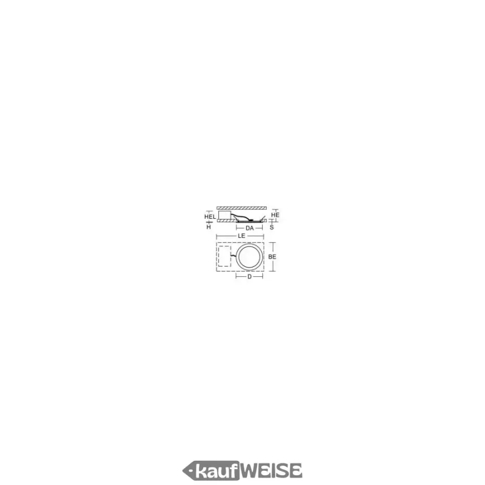 RZB Toledo Flat LED downlight (Ø 225mm) DALI | UGR