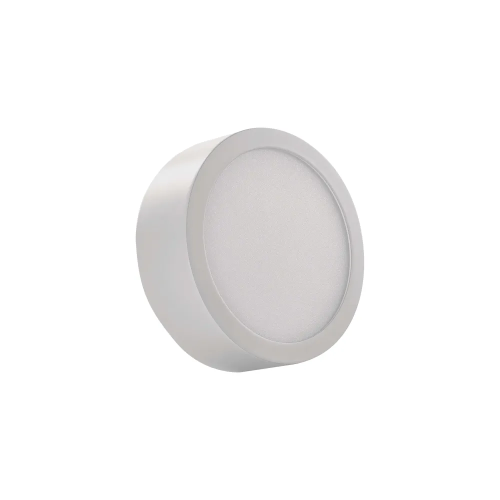 NEXXO LED panel, nadgradni, okrugli, bijeli, 7.6W, 4000K, IP20/IP40, Ø120mm