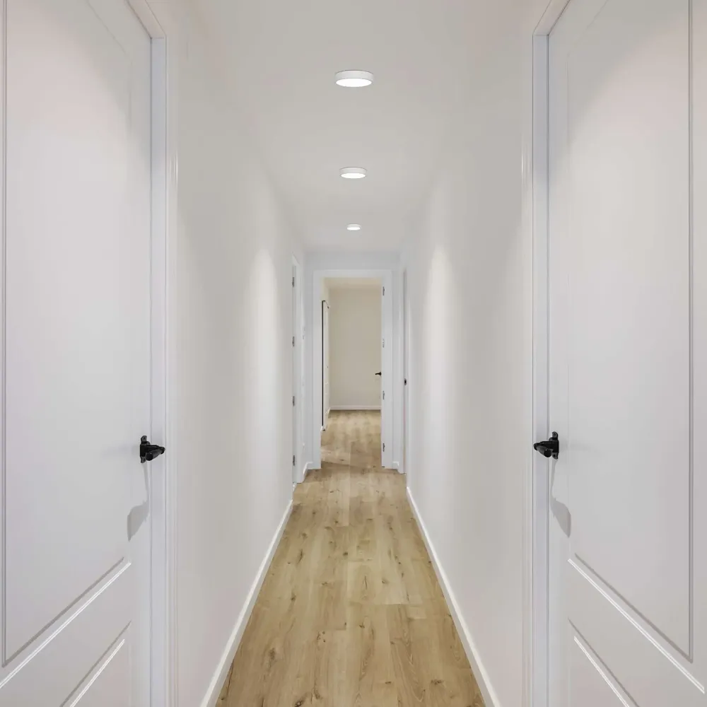 NEXXO LED panel, nadgradni, okrugli, bijeli, 7.6W, CCT, IP20/IP40, Ø120mm
