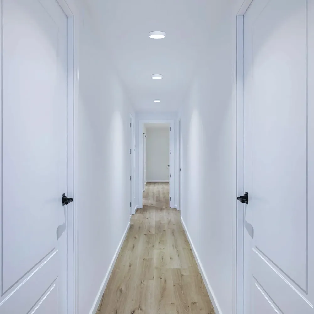 NEXXO LED panel, nadgradni, okrugli, bijeli, 7.6W, CCT, IP20/IP40, Ø120mm