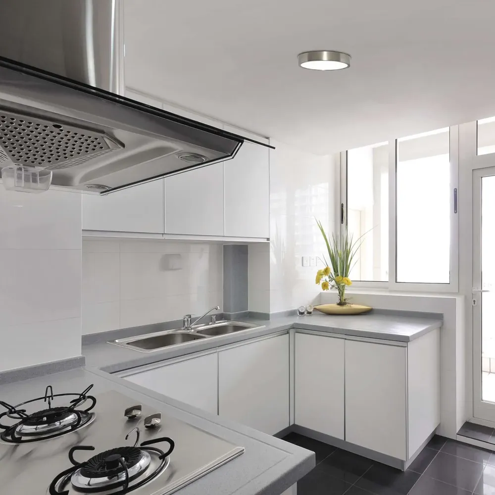 NEXXO LED panel, nadgradni, okrugli, srebrni, 21W, CCT, IP20/IP40, Ø225mm