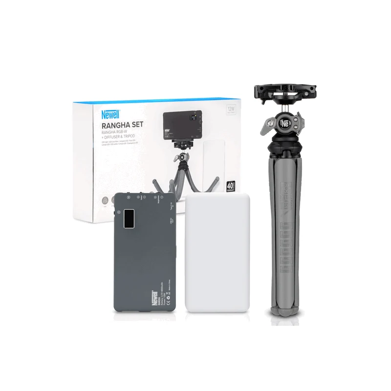 Newell LED light Rangha RGB-W SET (+difuzor + stativ)