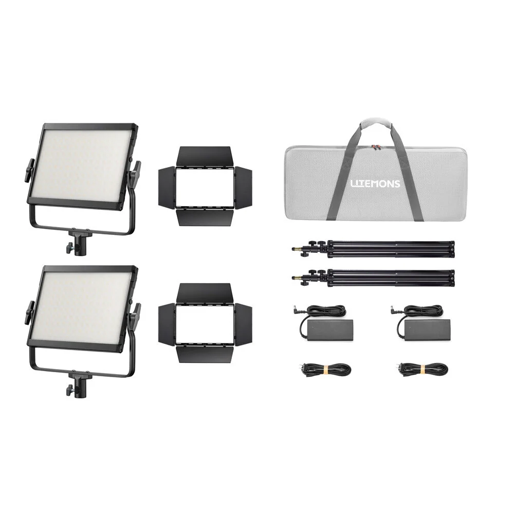 Godox LED Litemons LP400Bi Bi-color Light Panel - K2 set (BK)