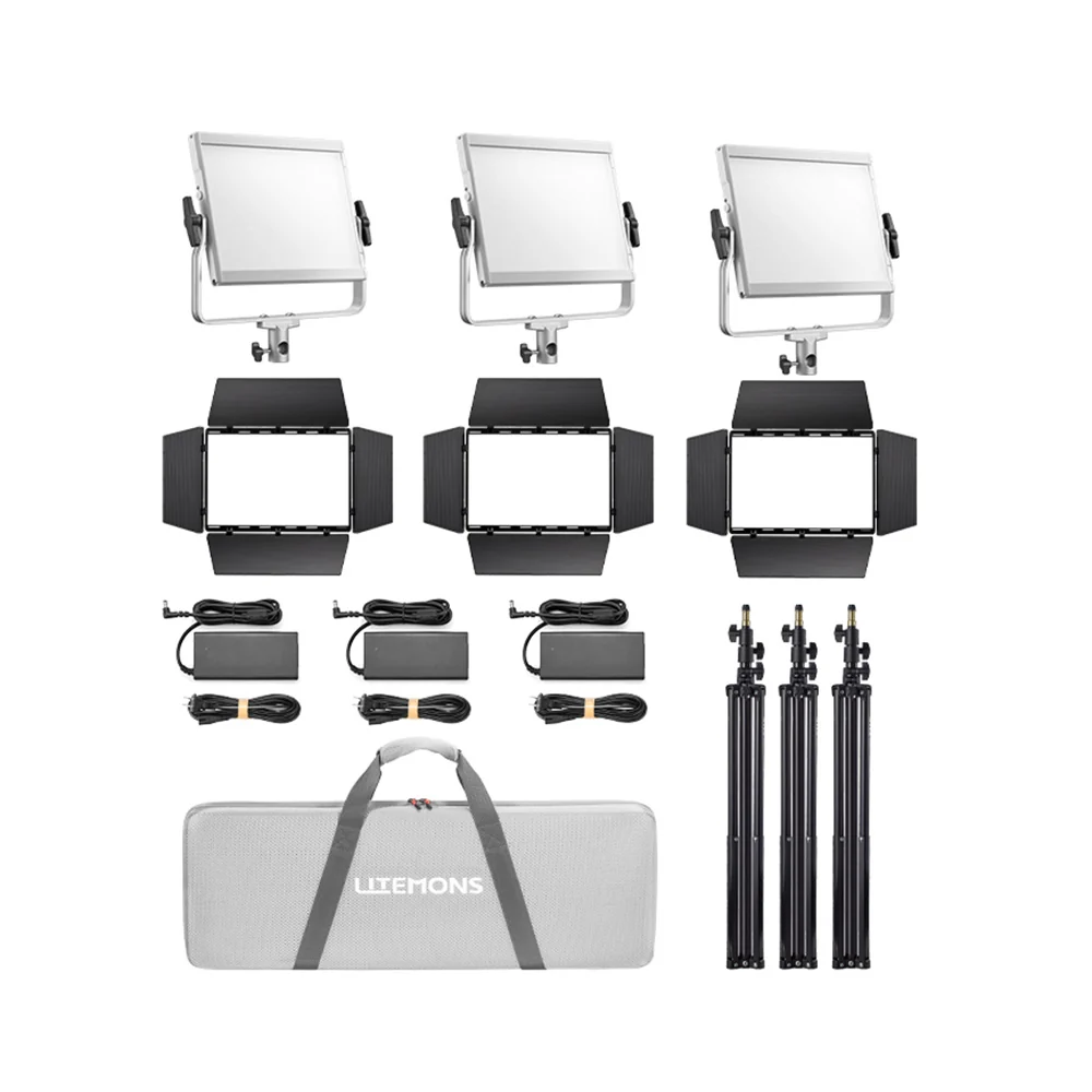 Godox LED Litemons LP600Bi Bi-color Light Panel - K3 Set (BK)