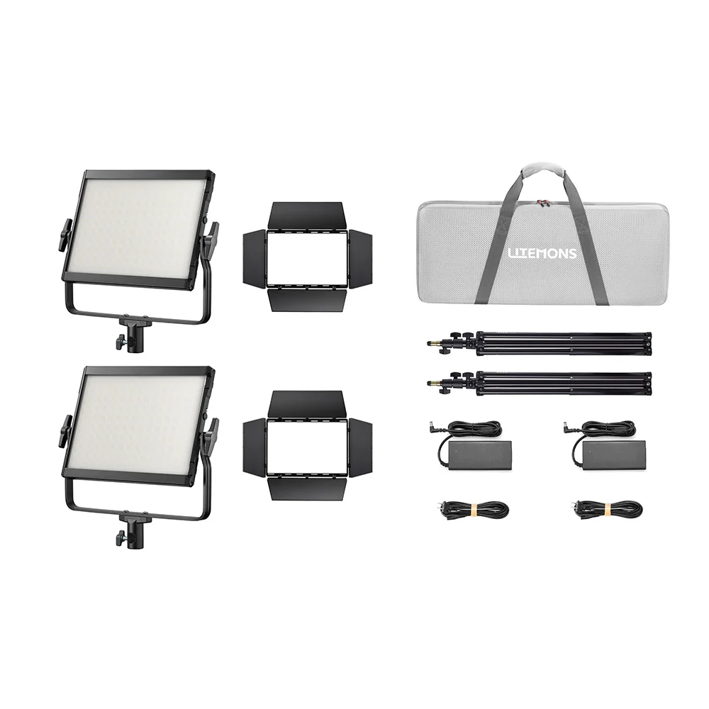 Godox LED Litemons LP600Bi Bi-Color Light Panel - K2 Set (BK)