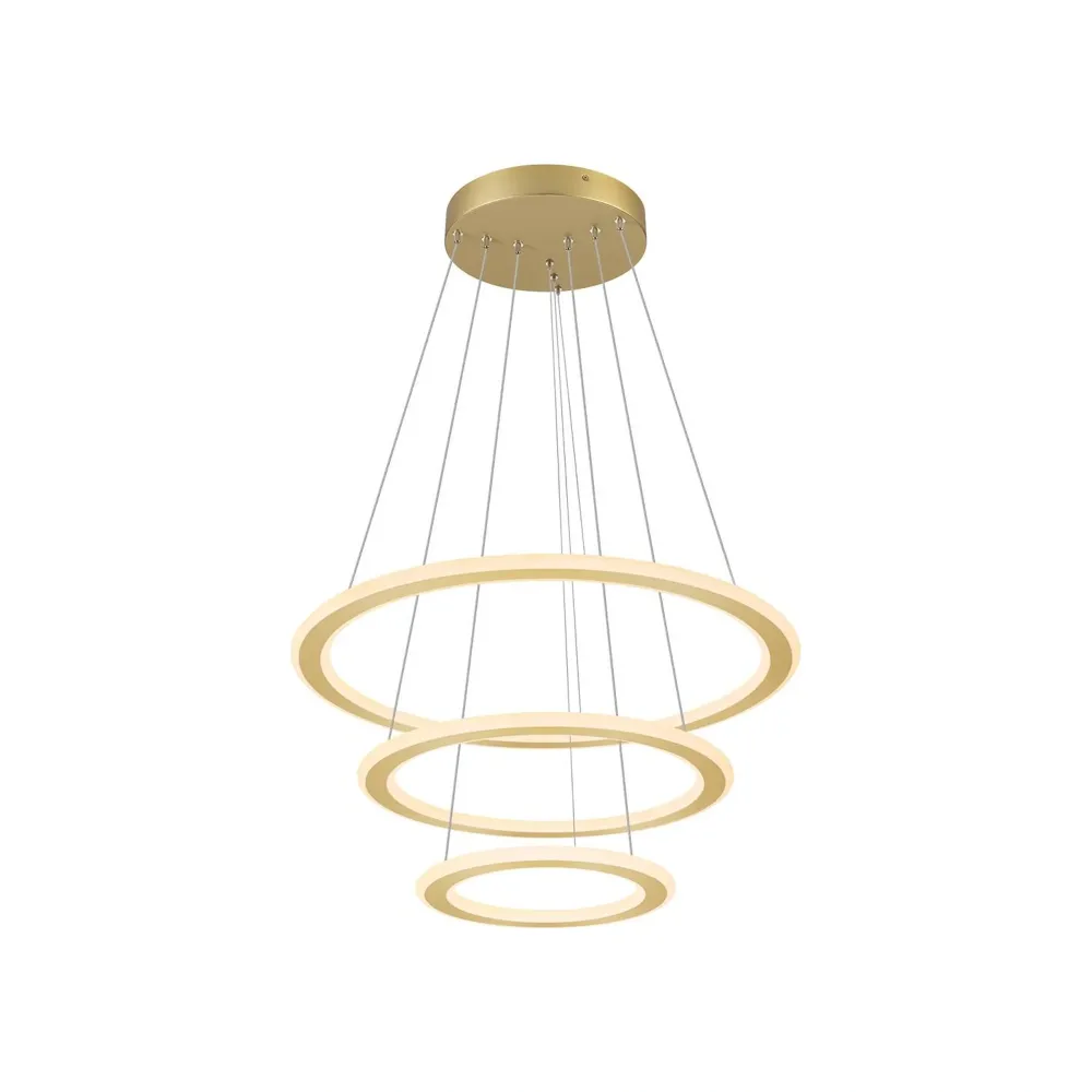 LED luster ONE FLAT, mesing, DALI, 58W, 2700/3000K, IP20