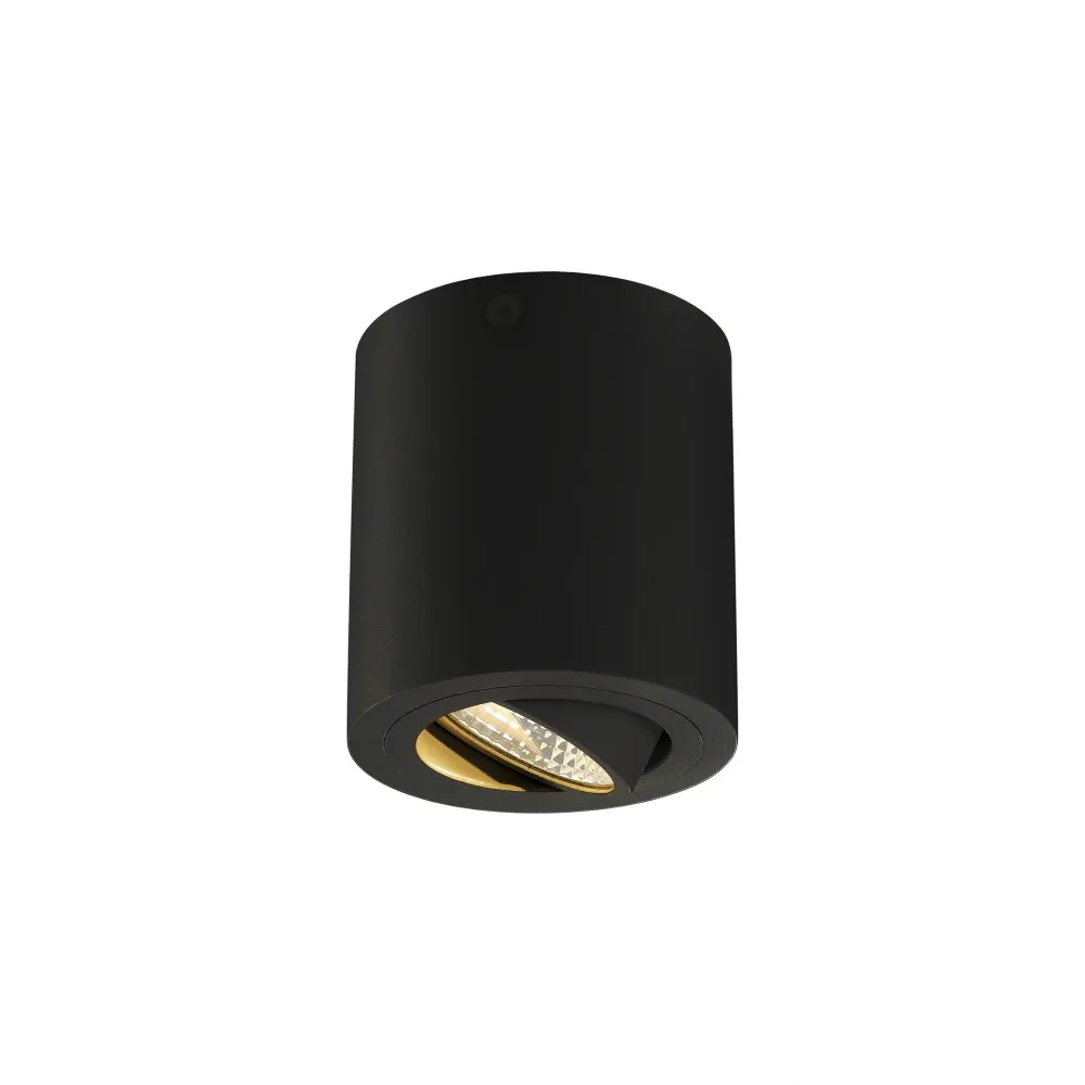 LED spot svjetiljka TRILEDO, stropna, okrugla, crna, 6.4W, 3000K, IP20