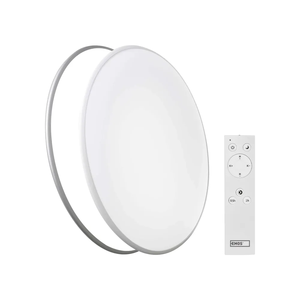 LED stropna svjetiljka ALVI, s daljinskim, bijela, 36W, CCT, IP20, Ø500mm