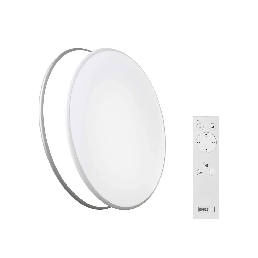 LED stropna svjetiljka ALVI, s daljinskim, bijela, 24W, CCT, IP20, Ø360mm