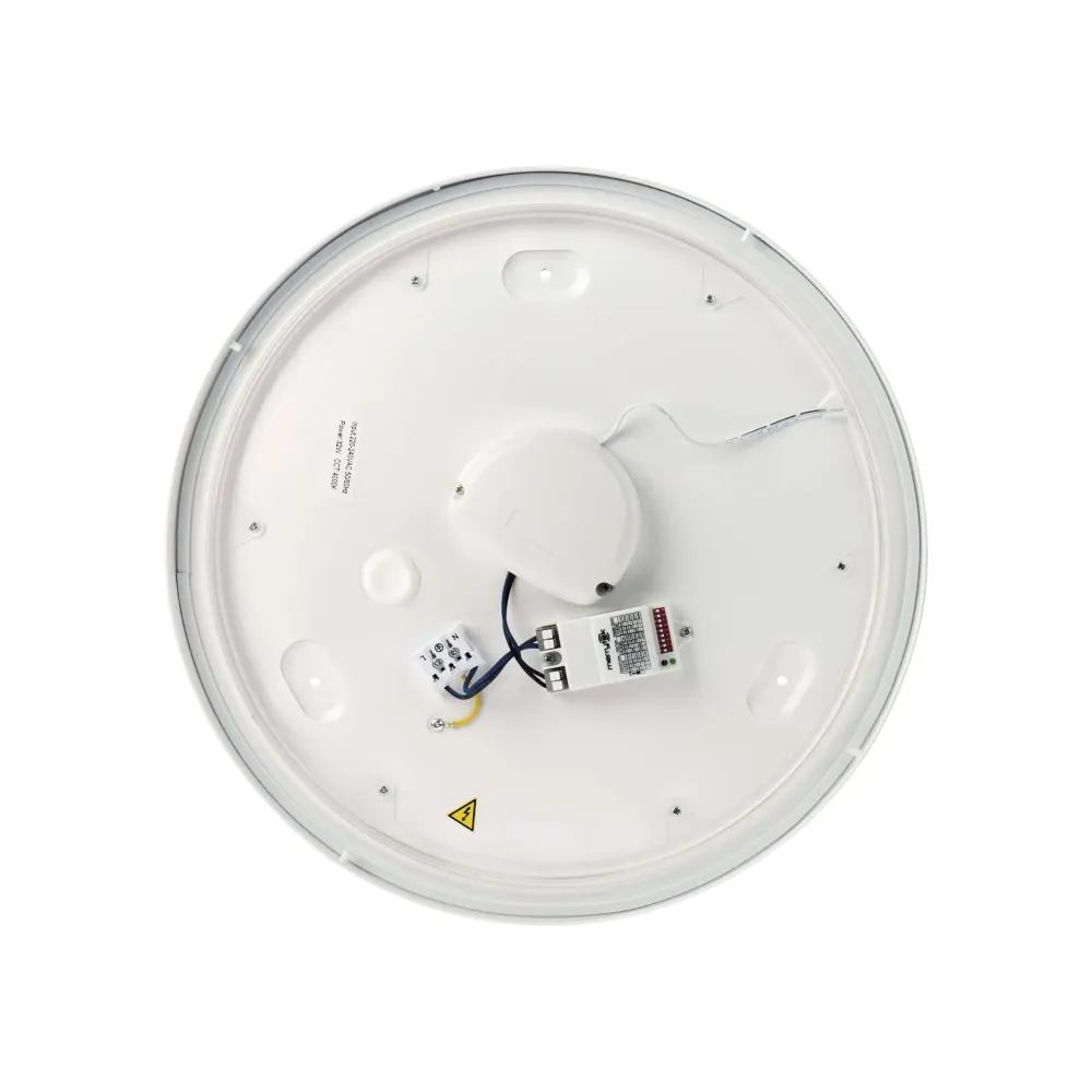 LED stropna svjetiljka CORI, senzor pokreta, bijela, 22W, 4000K, IP44, Ø410mm