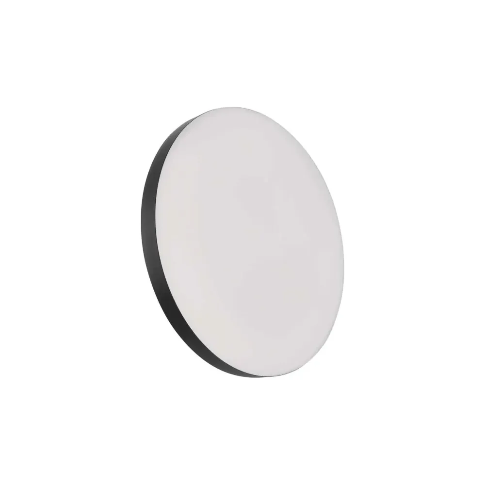 LED stropna svjetiljka DIONI, crna, 15W, CCT, IP55, Ø280mm