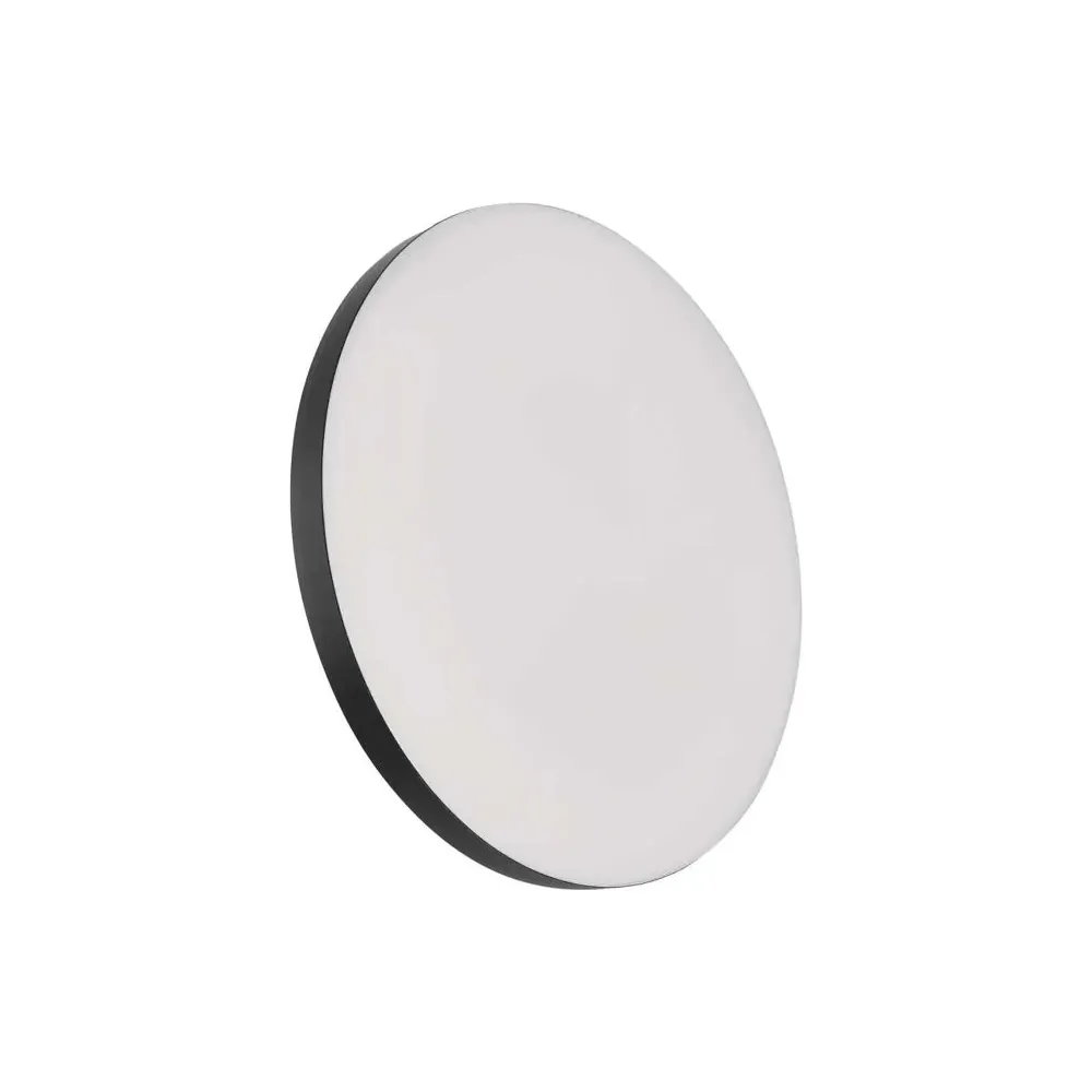 LED stropna svjetiljka DIONI, crna, 18W, CCT, IP55, Ø360mm