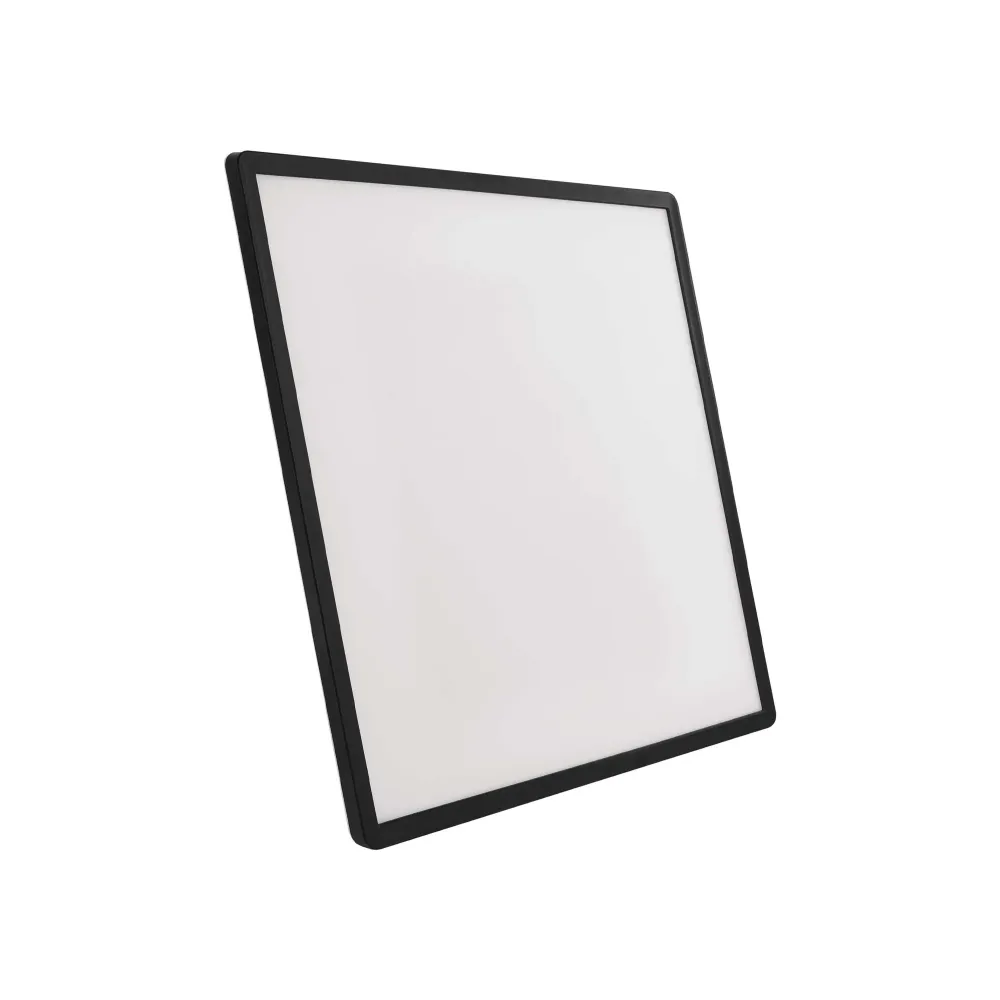 LED stropna svjetiljka FLORI, kvadratna, crna, 22W, 4000K, IP20
