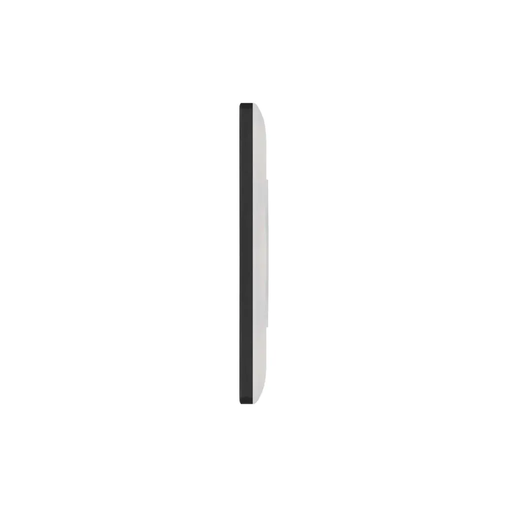 LED stropna svjetiljka FLORI, kvadratna, crna, 18W, 4000K, IP20