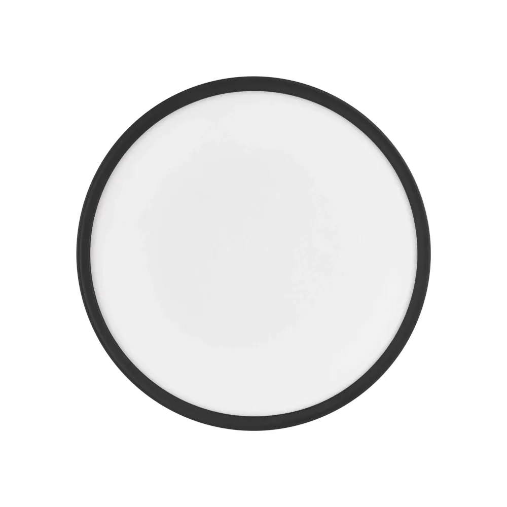 LED stropna svjetiljka FLORI, okrugla, crna, 22W, 4000K, IP20, Ø420mm