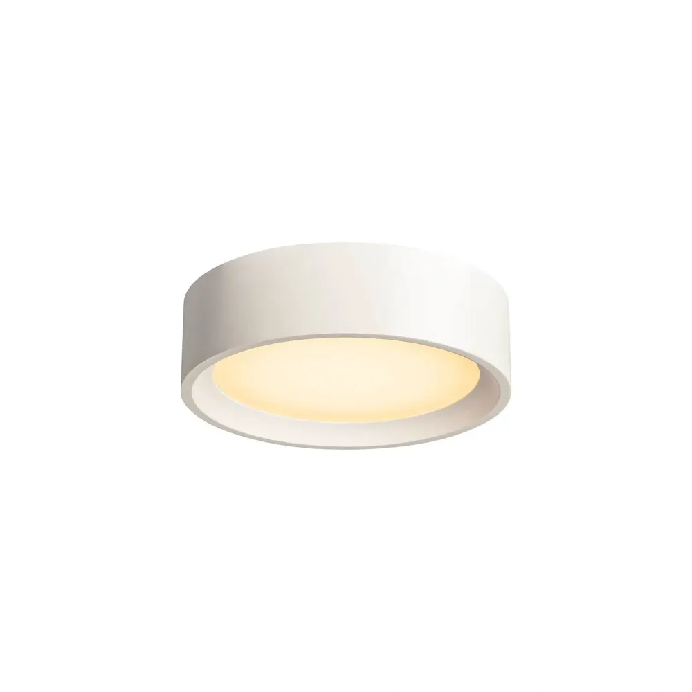 LED stropna svjetiljka PLASTRA, bijela, 15W, 3000K, IP20, Ø250mm