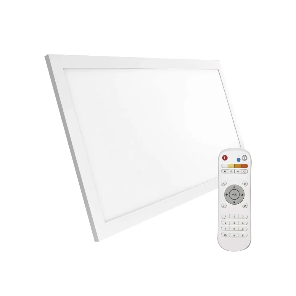 LED stropna svjetiljka RIVI, s daljinskim, bijela, 25W, CCT, IP20