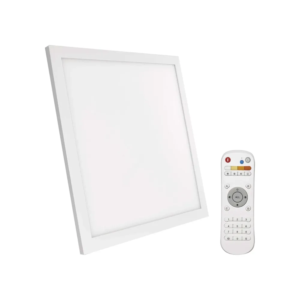 LED stropna svjetiljka RIVI, s daljinskim, bijela, 40W, CCT, IP20
