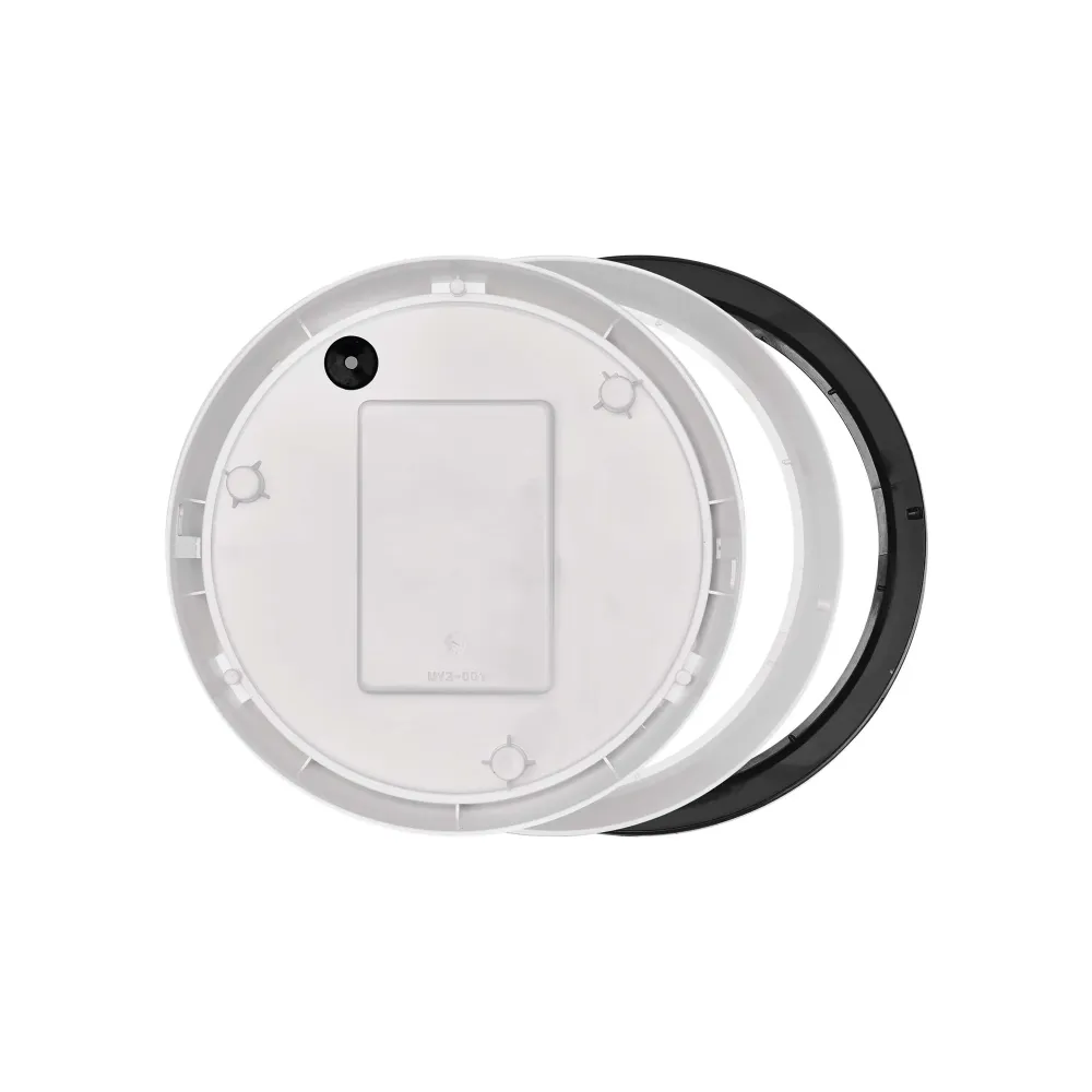 LED stropna svjetiljka ZURI, crno/bijela, 14W, 4000K, IP54, Ø215mm