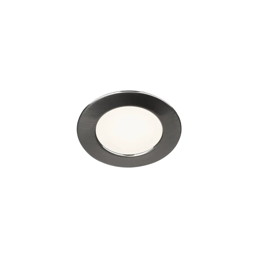 LED ugradbena svjetiljka DL 126, stropna, siva, 2.8W, 3000K, IP20