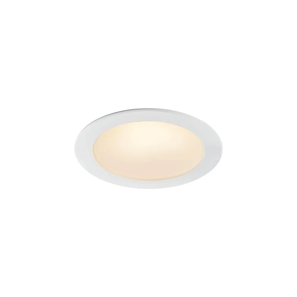 LED ugradbena svjetiljka AKALO D83, stropna, bijela, 9W, CCT, IP20