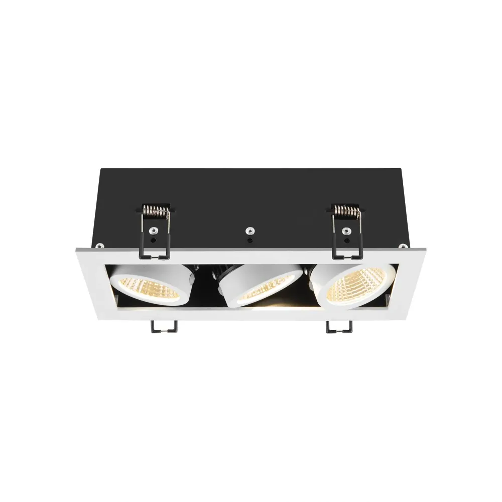 LED ugradbena svjetiljka KADUX, stropna, bijela, 20W, 3000K, IP20