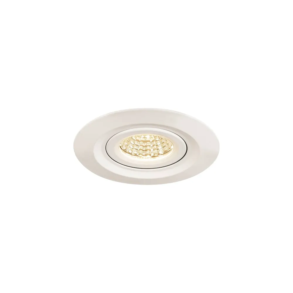 LED ugradbena svjetiljka KINI, stropna, bijela, 12W, 3000K, IP65