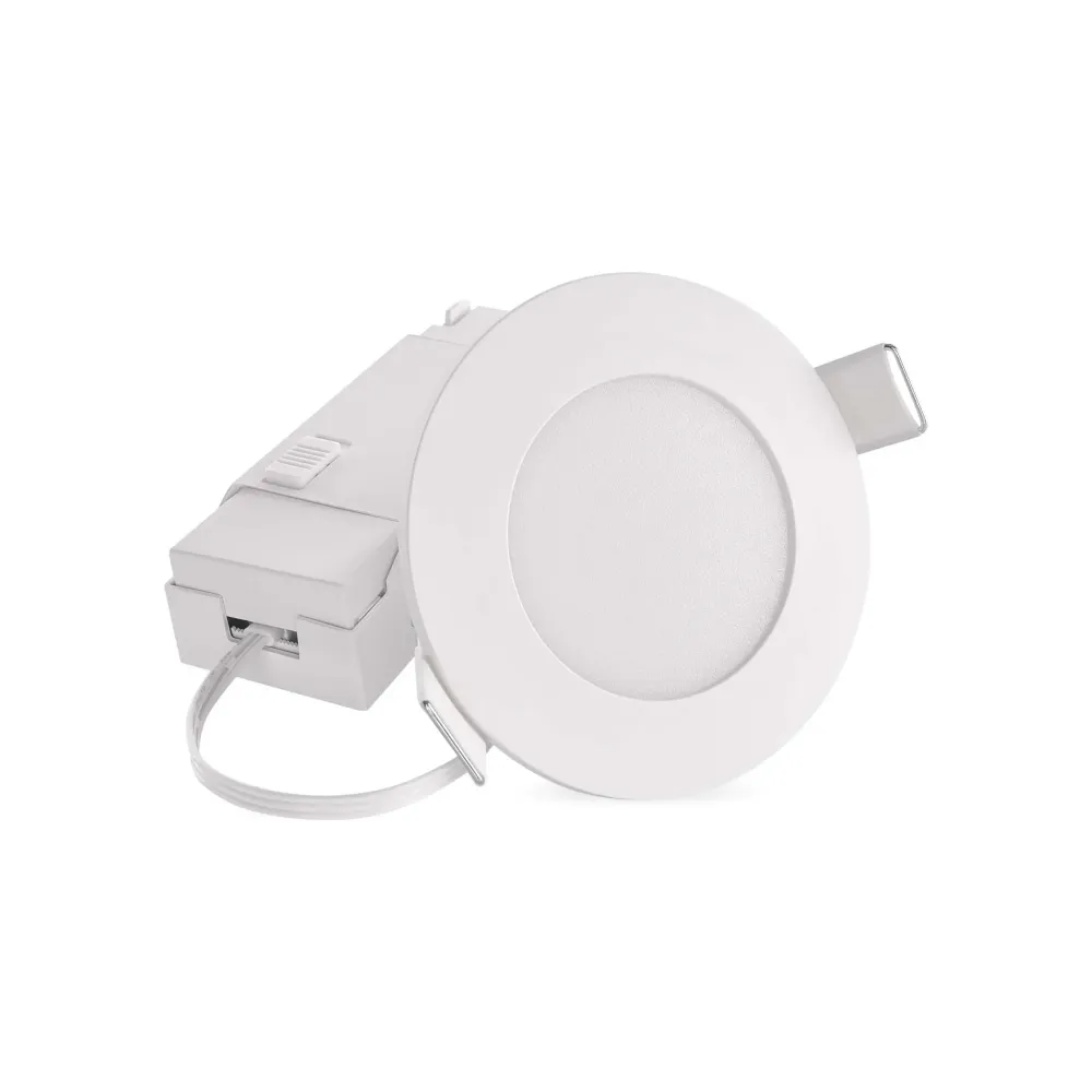 LED ugradbena svjetiljka LORI, stropna, bijela, 4.5W, 2700K/4000K, IP65, Ø85mm