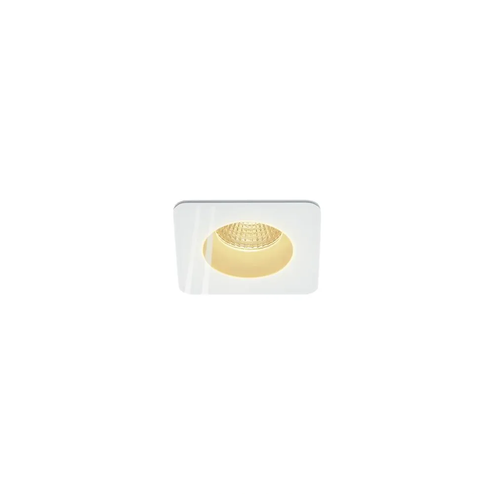 LED ugradbena svjetiljka PATTA-F, stropna, kvadratna, bijela, 11W, 3000K, IP20/IP65