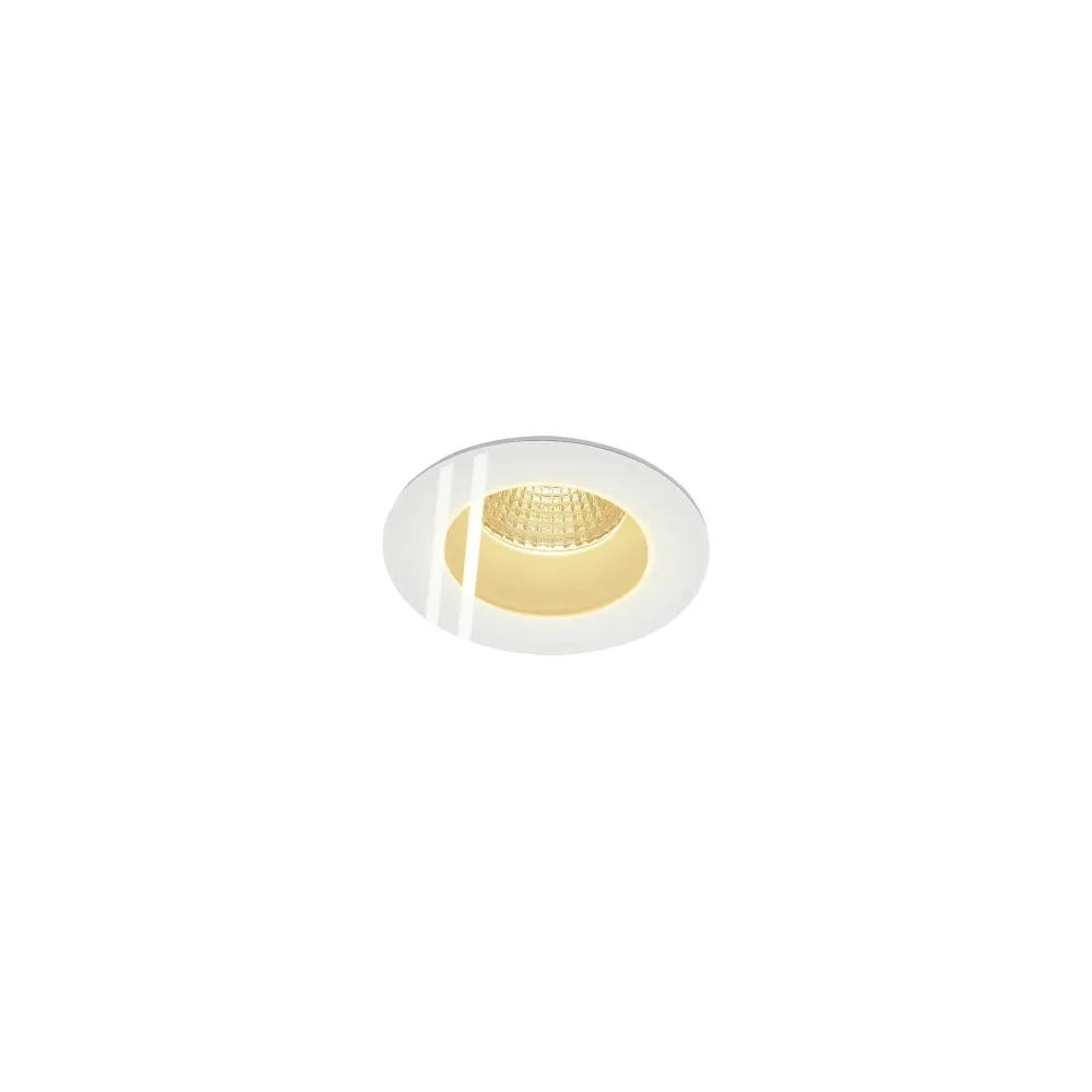 LED ugradbena svjetiljka PATTA-F, stropna, okrugla, bijela, 11W, 3000K, IP20/IP65