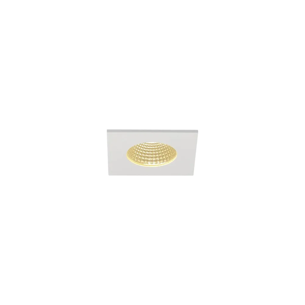 LED ugradbena svjetiljka PATTA-I, stropna, kvadratna, bijela, 10W, 3000K, IP20/IP65