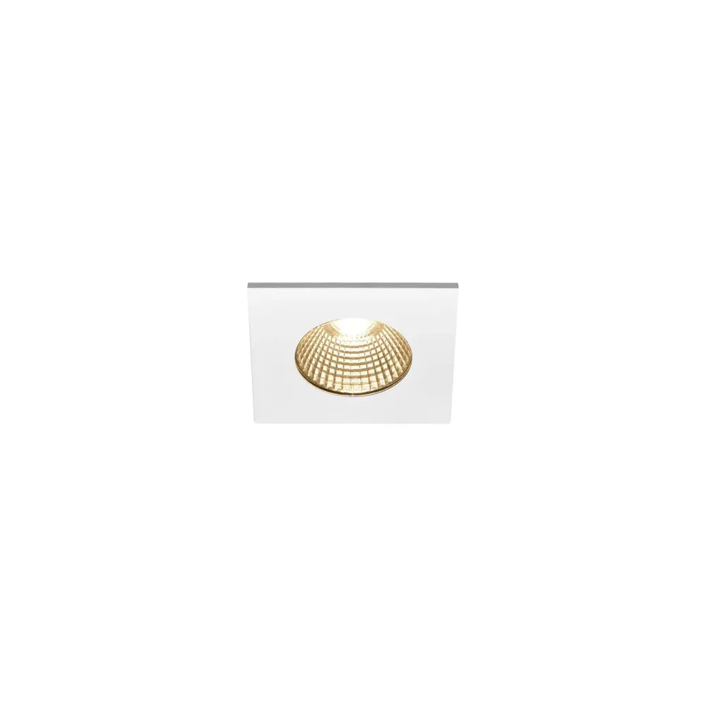 LED ugradbena svjetiljka PATTA-I, stropna, kvadratna, bijela, 7.3W, 1800-3000K, IP20/IP65