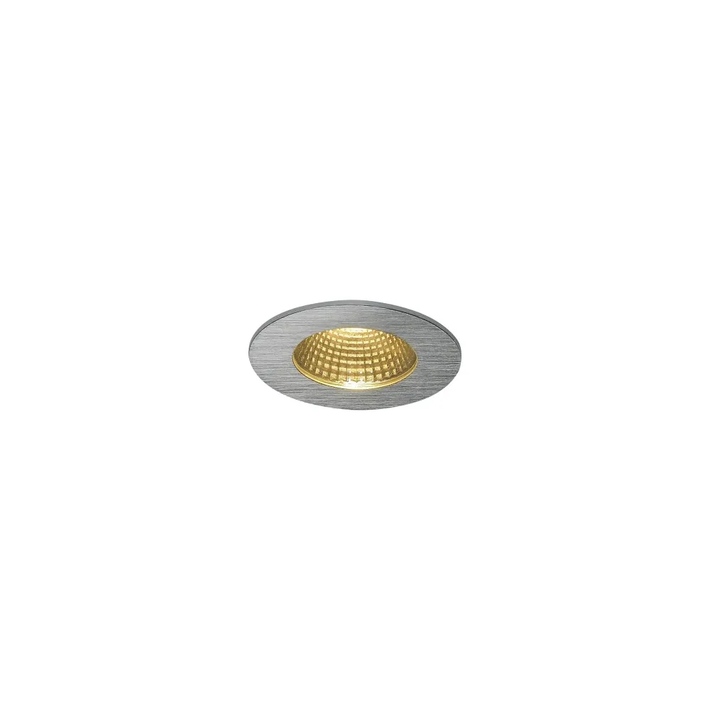 LED ugradbena svjetiljka PATTA-I, stropna, okrugla, aluminij, 10W, 3000K, IP20/IP65