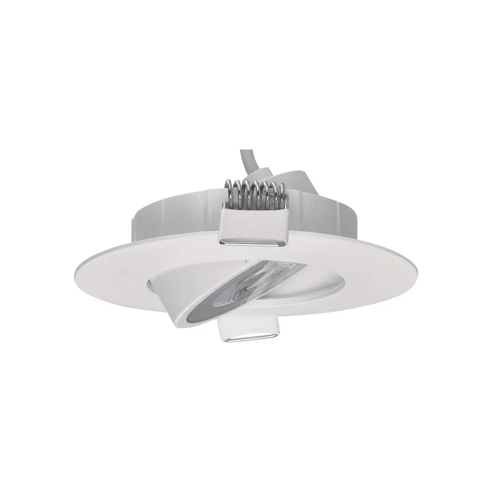 LED ugradbena svjetiljka SIMMI, stropna, bijela, 5W, 4000K, IP20, Ø90mm