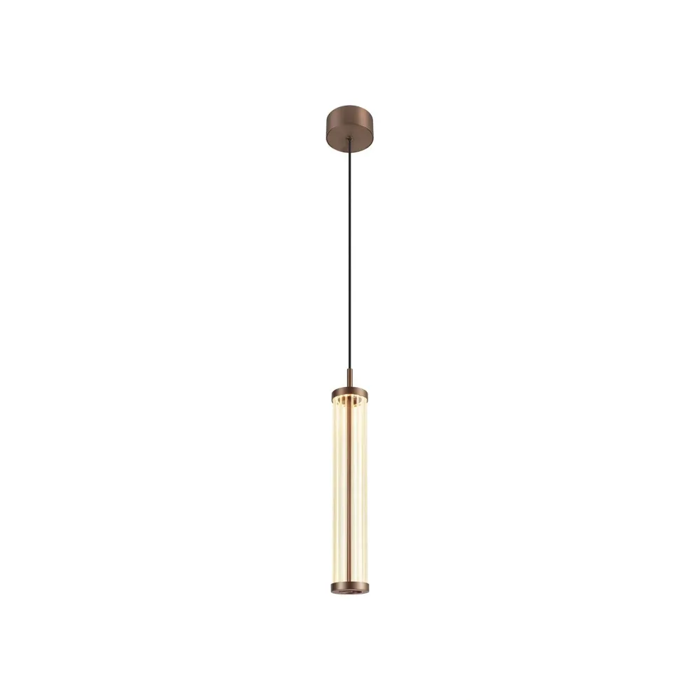 LED visilica QUIMERA, tamni bakar, 8.5W, 2700/3000K, IP20