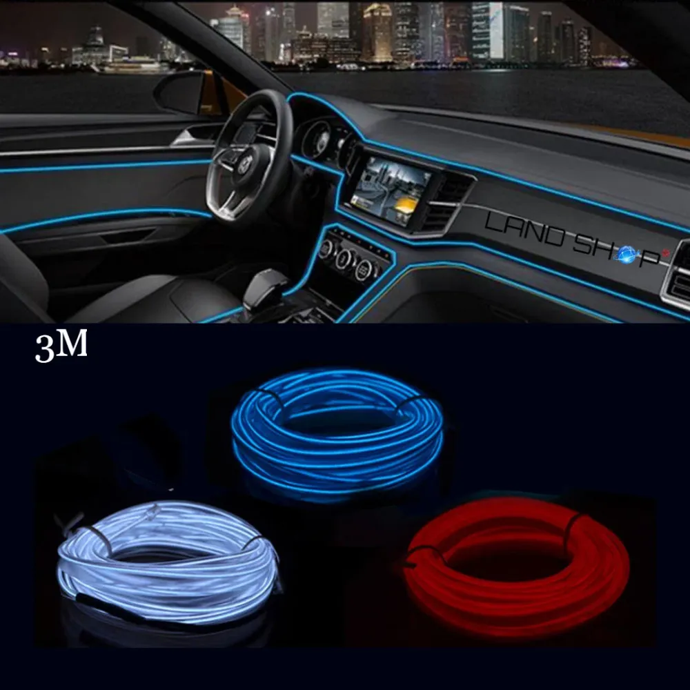 LED traka za ambijentalno osvjetljenje crvena- auta 3 M