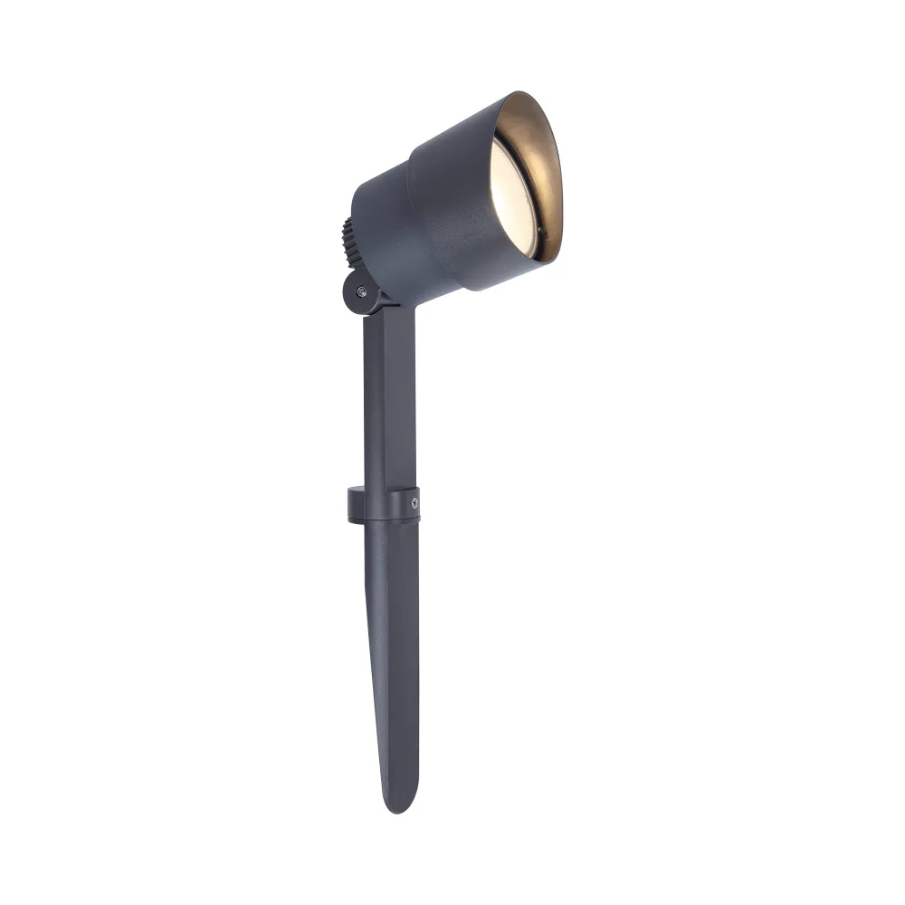 LED vrtna spot svjetiljka EXPLORER, ubodna, tamno siva, 3.5W, 3000K, IP54