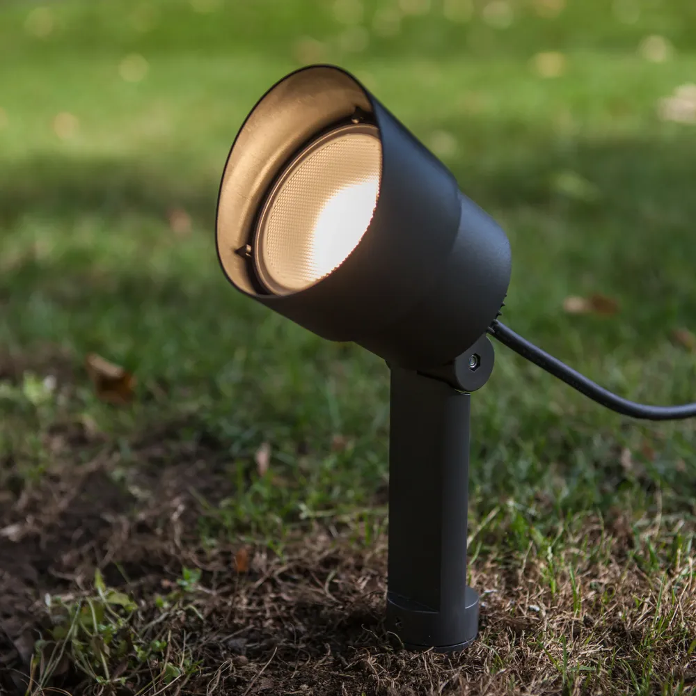 LED vrtna spot svjetiljka EXPLORER, ubodna, tamno siva, 3.5W, 3000K, IP54
